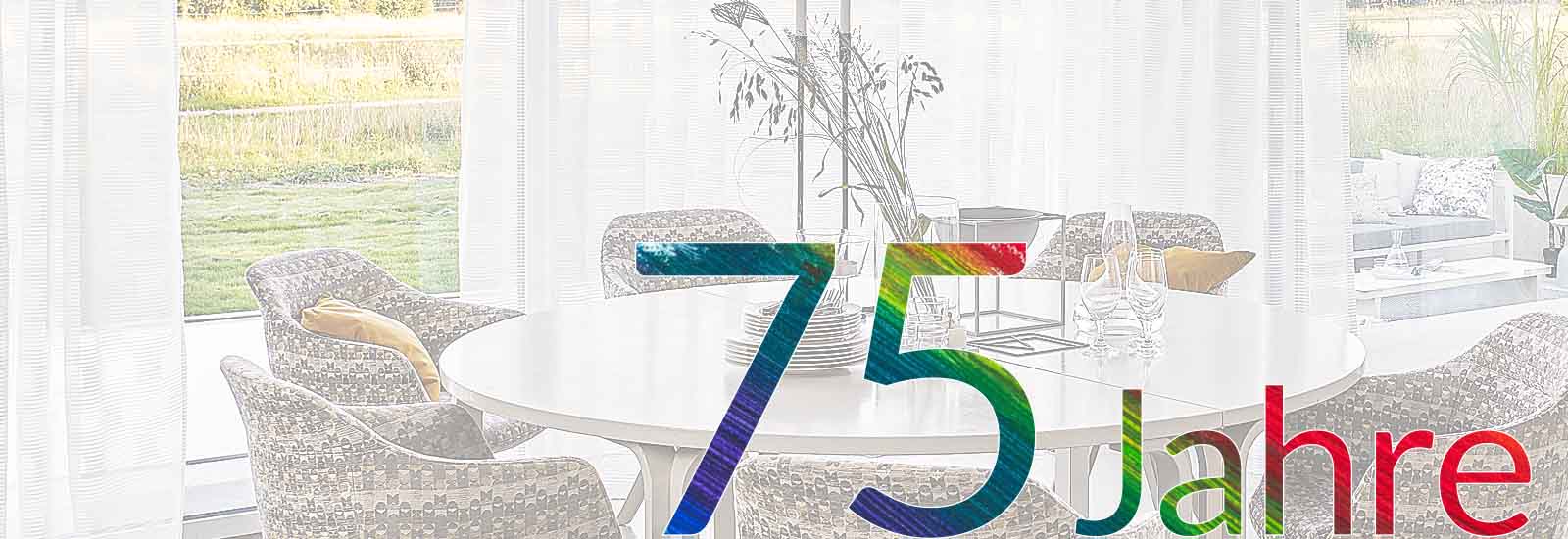 Titelbild zum 75-jährigen Firmenjubiläum